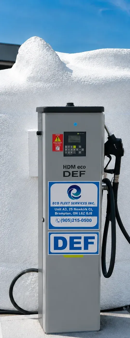 Winter-ready DEF dispensing system on insulated storage