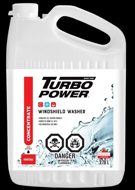 Turbo Power Windshield Wash -40°C, 3.78 L